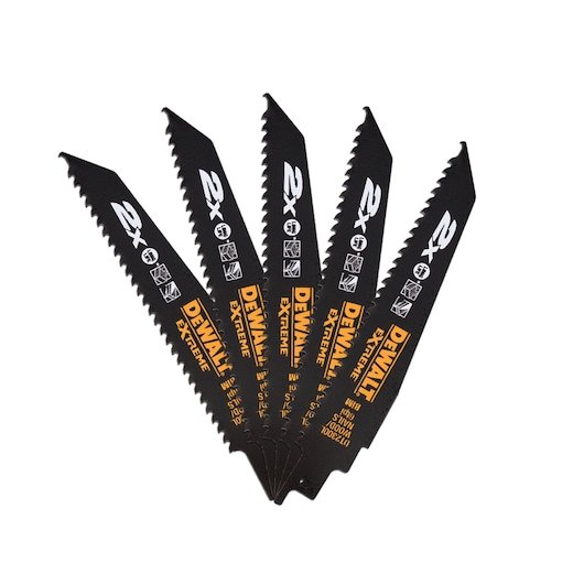 EXTREME 152mm 6 TPI (Demolition Wood + Nails) Bi-Metal Recip Blade (5 Pack)