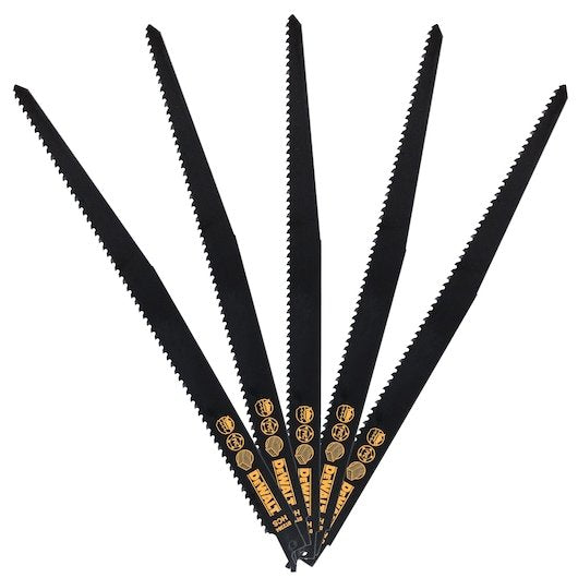 305mm 6 TPI (Wood) Bi-Metal Recip Blade (5 Pack)