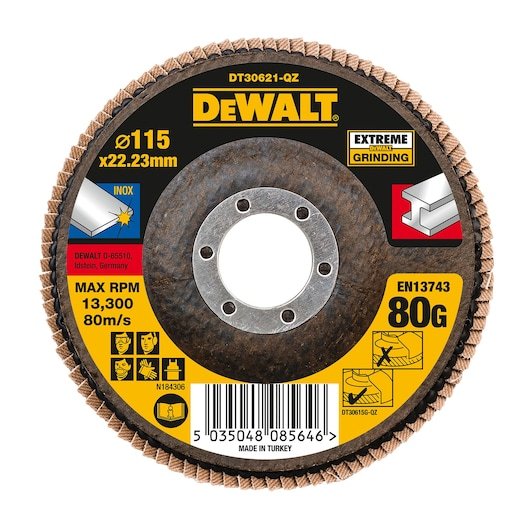 EXTREME® FLAP DISC (115 mm X 22.23) (80 Grit)