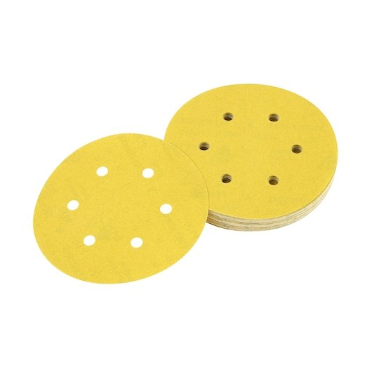 ROS Sheet - 6 hole (150 mm Diameter) (80 Grit)