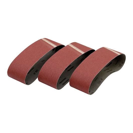 75mm x 533mm 40G Multi Purpose Sanding Belt (3 Pack)