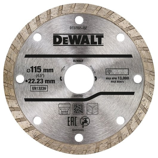 115x22.23mm Turbo Diamond Wheel