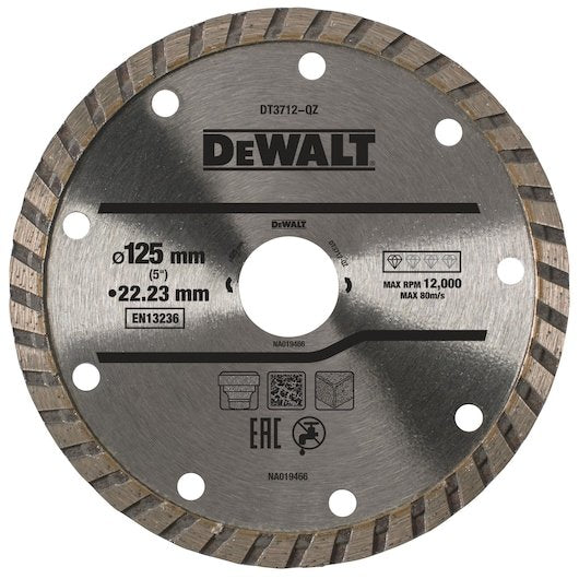 125x22.23mm Turbo Diamond Wheel