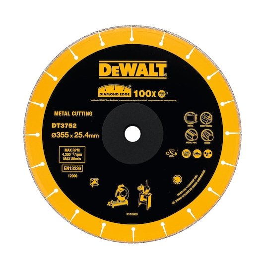 EXTREME Diamond Edge Chop Saw Blade for Metal Cutting