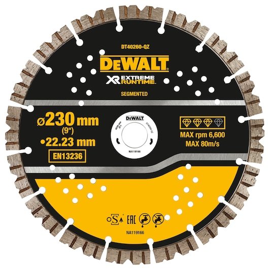 230x22.23mm Extreme RunTime Diamond Wheel