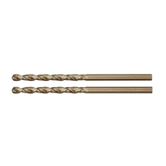 EXTREME 3mm x 61mm HSS-E Cobalt Alloy Steel Metal Drill Bit (2 Pk)