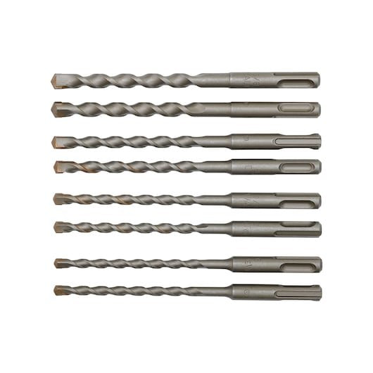 SDS plus 8 Piece Drilling Set