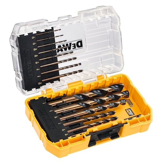 14pc Black&Gold Metal Drilling Set