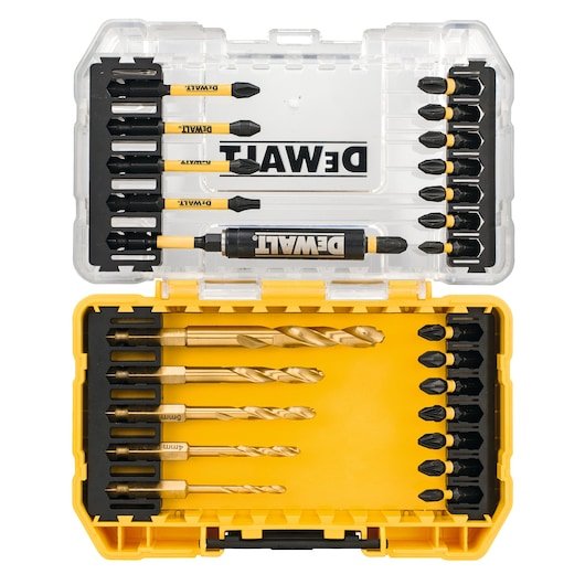 FLEXTORQ Drill Drive Set (Small Tough Case) (25 Pcs)