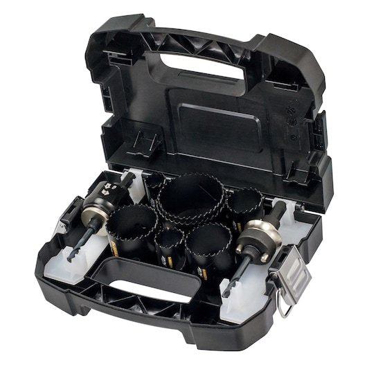 EXTREME 2x Life HSS Bi-Metal 11 Piece General Purpose Hole Saw Set in Carry Case