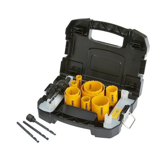 HSS Bi-Metal Hole Saw 13 Piece General Purpose Set in Kitbox