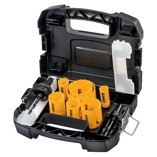 HSS Bi-Metal 11 Piece Electrician Hole Saw Set in Kitbox
