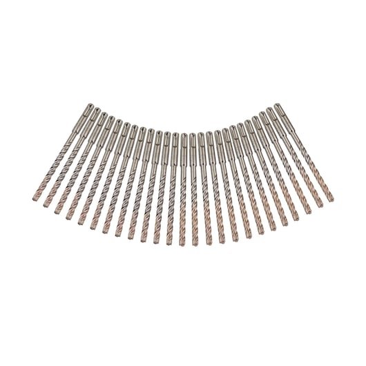 8mm XLR SDS Plus Bulk Pack 25 Pieces