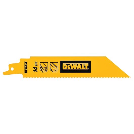 152mm 14 TPI (Metal) Bi-Metal Inch Tall Heavy Duty Recip Blade (5 Pack)