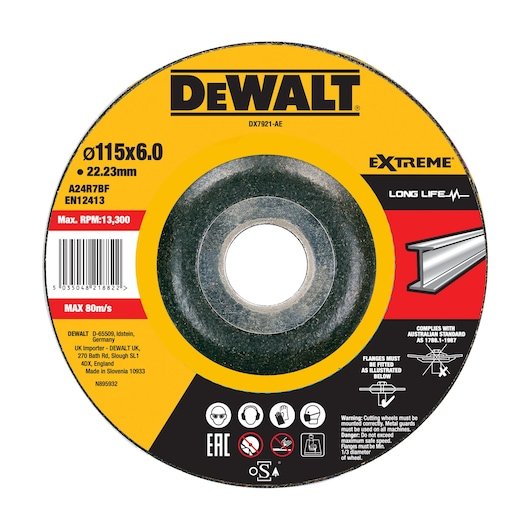 EXTREME 115 x 6 x 22.23mm Grinding METAL