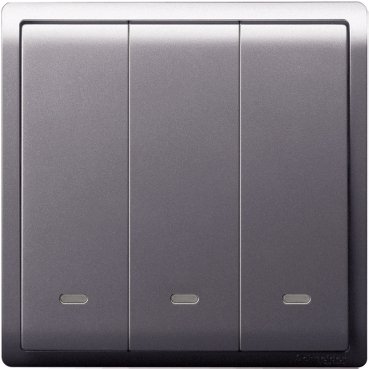 16AX 250V 3 Gang 2 Way Switch with Fluorescent Locator, Lavendar Silver (16AX 250V 3 Gang 2 Way Switch with Fluorescent Locator Lavendar Silver) is a Schneider Electric product. Designed for reliable performance and long service life. Available across Iraq — contact us for pricing and delivery options.