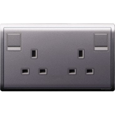 13A 250V Twin Gang Switched Socket, Lavendar Silver (13A 250V Twin Gang Switched Socket Lavendar Silver) is a Schneider Electric product. Designed for reliable performance and long service life. Available across Iraq — contact us for pricing and delivery options.