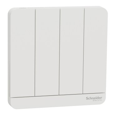 AvatarOn, 4 switches, 16AX, 250V, 2 way, Antibacterial, white (AvatarOn 4 switches) is a Schneider Electric product. Designed for reliable performance and long service life. Available across Iraq — contact us for pricing and delivery options.