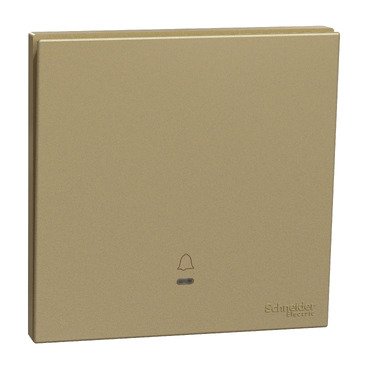Bell Press Switch with Fluorecent Locator, AvatarOn C, 10A, 250V, 1 gang, wine gold (Bell Press Switch with Fluorecent Locator AvatarOn C) is a Schneider Electric product. Designed for reliable performance and long service life. Available across Iraq — contact us for pricing and delivery options.