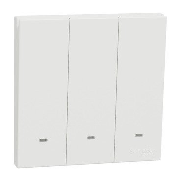 Switch with Fluorescent Locator, AvatarOn C, 1 way, 3 gang, 16AX, 250V, white (Switch with Fluorescent Locator AvatarOn C) is a Schneider Electric product. Designed for reliable performance and long service life. Available across Iraq — contact us for pricing and delivery options.