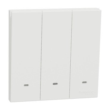 Switch with Fluorescent Locator, AvatarOn C, 2 way, 3 gang, 16AX, 250V, white (Switch with Fluorescent Locator AvatarOn C) is a Schneider Electric product. Designed for reliable performance and long service life. Available across Iraq — contact us for pricing and delivery options.