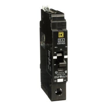 Mini circuit breaker, E-Frame, 25A, 1 pole, 277VAC, 25kA max, bolt on [TAA] (Mini circuit breaker E-Frame) is a Schneider Electric product. Designed for reliable performance and long service life. Available across Iraq — contact us for pricing and delivery options.