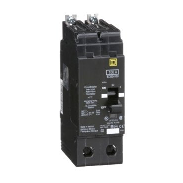 Mini circuit breaker, E-Frame, 100A, 2 pole, 480Y/277VAC, 25kA max, bolt on [TAA] (Mini circuit breaker E-Frame) is a Schneider Electric product. Designed for reliable performance and long service life. Available across Iraq — contact us for pricing and delivery options.