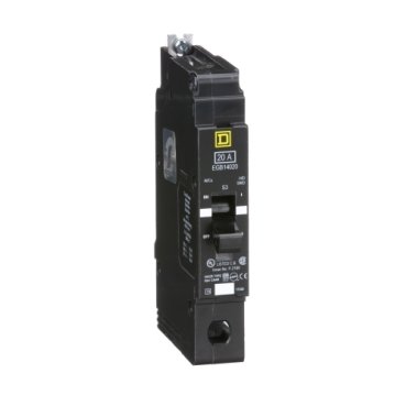Mini circuit breaker, E-Frame, 20A, 1 pole, 277VAC, 65kA max, bolt on [TAA] (Mini circuit breaker E-Frame) is a Schneider Electric product. Designed for reliable performance and long service life. Available across Iraq — contact us for pricing and delivery options.