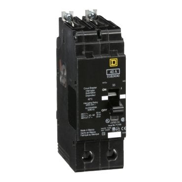 Mini circuit breaker, E-Frame, 40A, 2 pole, 480Y/277VAC, 65kA max, bolt on [TAA] (Mini circuit breaker E-Frame) is a Schneider Electric product. Designed for reliable performance and long service life. Available across Iraq — contact us for pricing and delivery options.