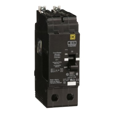 Mini circuit breaker, E-Frame, 60A, 2 pole, 480Y/277VAC, 65kA max, bolt on [TAA] (Mini circuit breaker E-Frame) is a Schneider Electric product. Designed for reliable performance and long service life. Available across Iraq — contact us for pricing and delivery options.