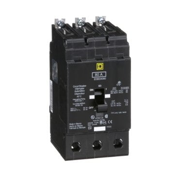 Mini circuit breaker, E-Frame, 80A, 3 pole, 480Y/277VAC, 65kA max, bolt on [TAA] (Mini circuit breaker E-Frame) is a Schneider Electric product. Designed for reliable performance and long service life. Available across Iraq — contact us for pricing and delivery options.