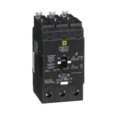 Mini circuit breaker, E-Frame, 125A, 3 pole, 480Y/277VAC, 65kA max, bolt on [TAA] (Mini circuit breaker E-Frame) is a Schneider Electric product. Designed for reliable performance and long service life. Available across Iraq — contact us for pricing and delivery options.
