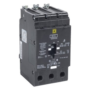 Mini circuit breaker, E-Frame, 40A, 3 pole, 480Y/277VAC, 100kA max, bolt on, copper lugs [TAA] (Mini circuit breaker E-Frame) is a Schneider Electric product. Designed for reliable performance and long service life. Available across Iraq — contact us for pricing and delivery options.
