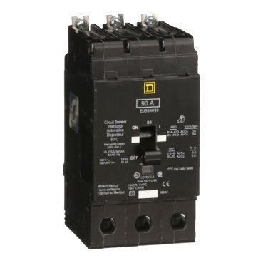 Mini circuit breaker, E-Frame, 90A, 3 pole, 480Y/277VAC, 100kA max, bolt on [TAA] (Mini circuit breaker E-Frame) is a Schneider Electric product. Designed for reliable performance and long service life. Available across Iraq — contact us for pricing and delivery options.