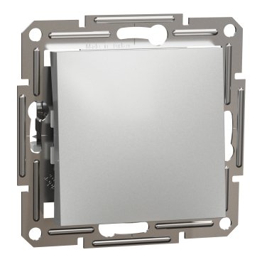 Asfora - intermediate switch, screwless terminals, wo frame, aluminium (Asfora) is a Schneider Electric product. Designed for reliable performance and long service life. Available across Iraq — contact us for pricing and delivery options.