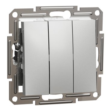 Asfora - 3 circuits switch without frame - aluminium (Asfora) is a Schneider Electric product. Designed for reliable performance and long service life. Available across Iraq — contact us for pricing and delivery options.