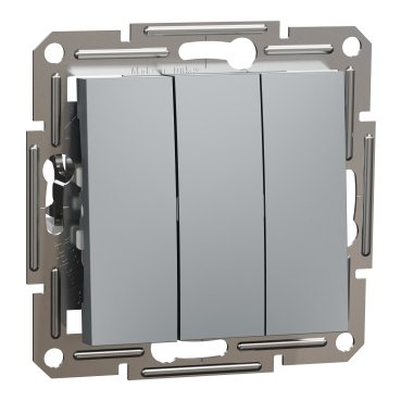 Asfora - 3 circuits switch without frame - steel (Asfora) is a Schneider Electric product. Designed for reliable performance and long service life. Available across Iraq — contact us for pricing and delivery options.