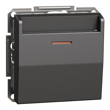 Hotel key card switch, screwless terminals, wo frame, anthracite (Hotel key card switch screwless terminals) is a Schneider Electric product. Designed for reliable performance and long service life. Available across Iraq — contact us for pricing and delivery options.