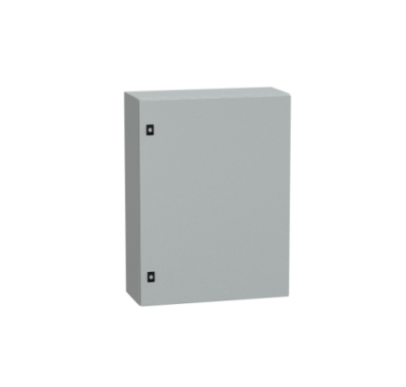 Schneider Electric PanelSeT Series Steel Enclosure, IP66, 800 mm x 600 mm x 250 mm