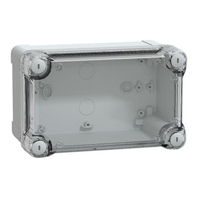 Schneider Electric NSY Series ABS Wall Box, IP66 Transparent Door, 192 mm x 121 mm x 105 mm