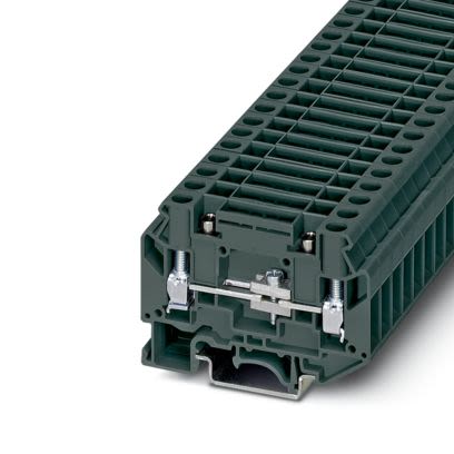 Phoenix Contact 3246463 TB Series Test Disconnect Terminal Block Dark Grey, 1-Level, Screw, EFUP-E