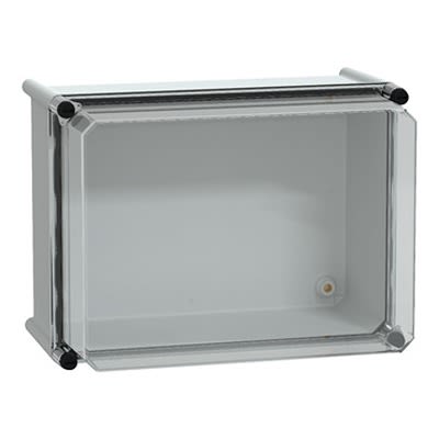 Schneider Electric NSY Series Polyester Wall Box, IP66 Transparent Door, 270 mm x 360 mm x 230 mm