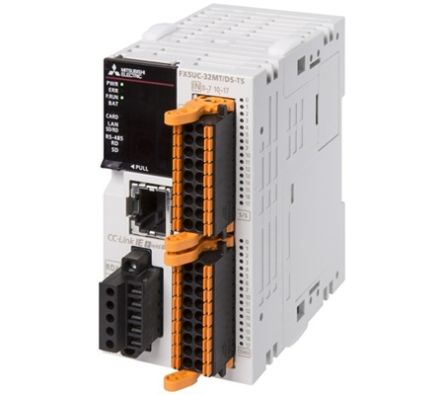 Mitsubishi Electric FX5 Series PLC CPU, Transistor Output, 20-Input, 24 V dc Input