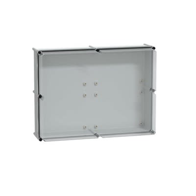 Schneider Electric NSY Series Polyester Wall Box, IP66 Transparent Door, 540 mm x 730 mm x 230 mm