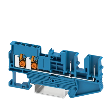 Phoenix Contact 1544645 XT 2.5 Series Terminal Block Blue, 2.5mm², 4-Level, Push-in, EN 45545-2 HL3