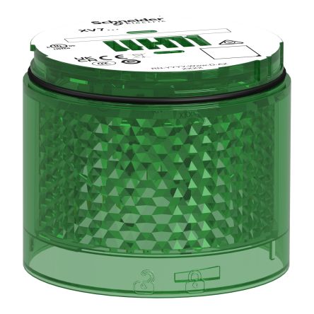 Schneider Electric Harmony XVB7 Series Green Blinking Effect Indicator Light, LED Bulb 24V ac/dc, AC/DC, IP66
