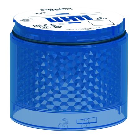 Schneider Electric Harmony XVB7 Series Blue Flashing Effect Indicator Light, LED Bulb 24V ac/dc, AC/DC, IP66