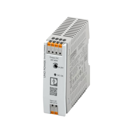 Phoenix Contact UNO2 Power Supply 277V AC Input 24V, 2.5 A Output DC 60 W