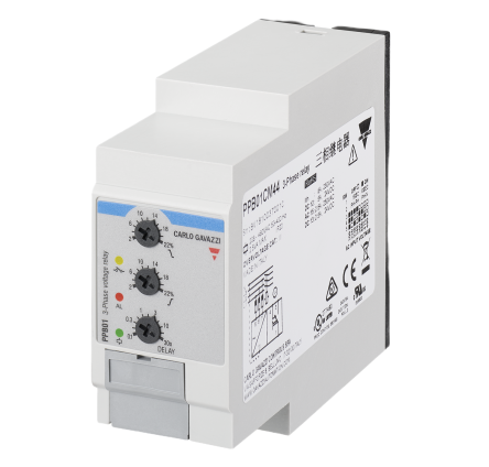 Carlo Gavazzi Relay, 3 Phase, SPDT, Plug-in, 480V ac