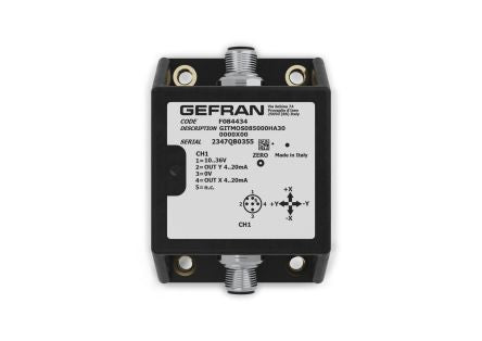 Gefran F096304/ GITMOS060000HA20 0000Y00 2 Axis Inclination Sensor, IP67
